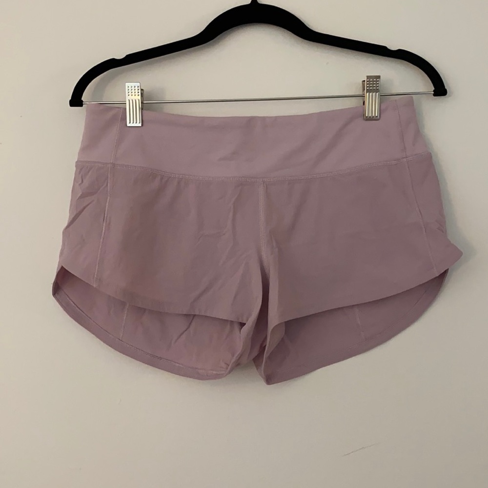 Pink lululemon shorts